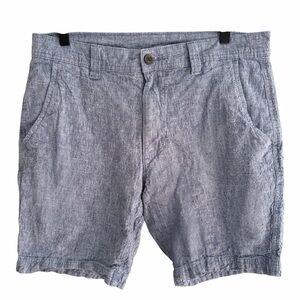 St. John's Bay Denim Blue Flat Front Shorts
